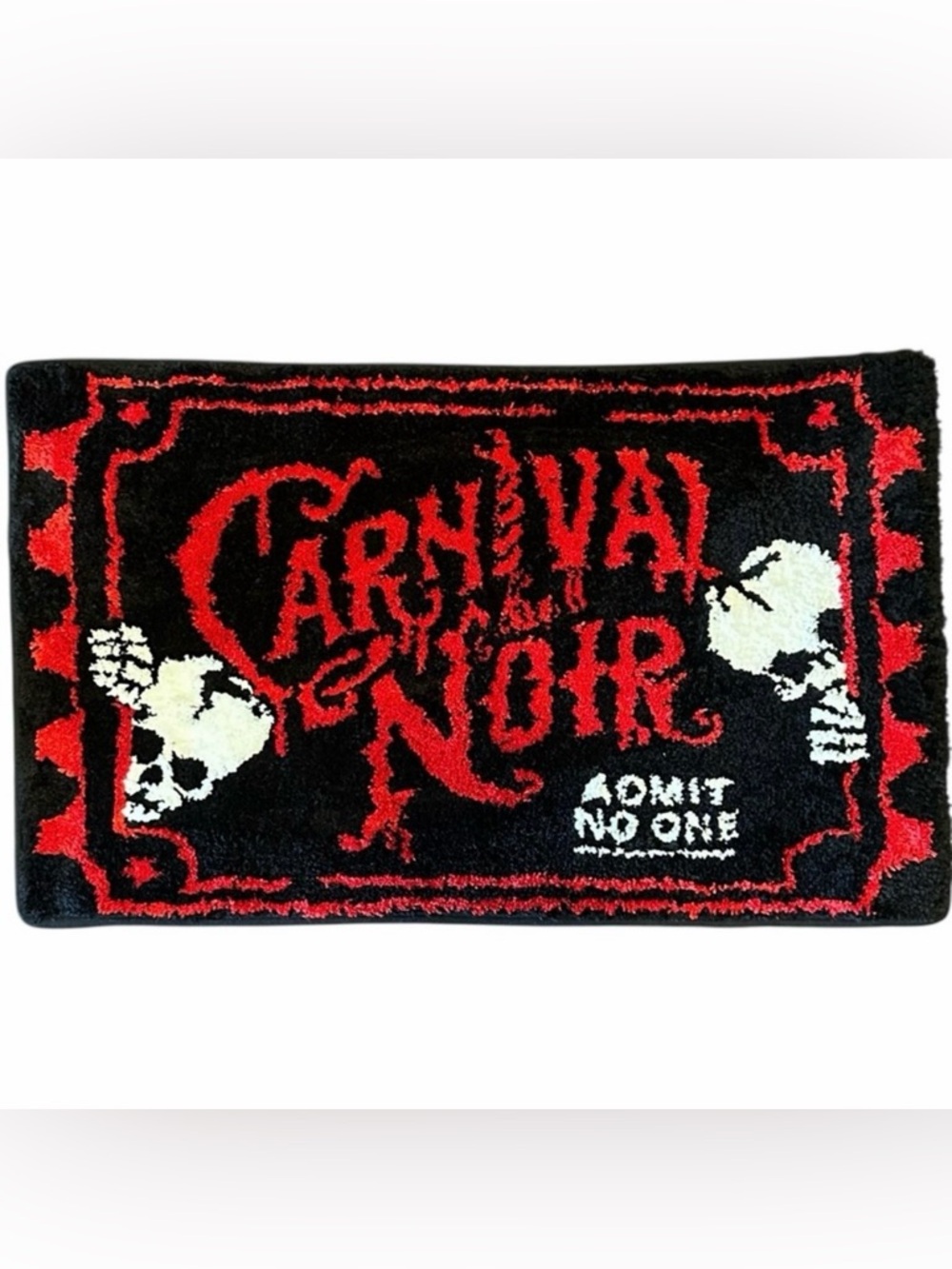 Killstar Bath Rug 32” Carnival du Noir Tricks N Chills Haunted Houseware
